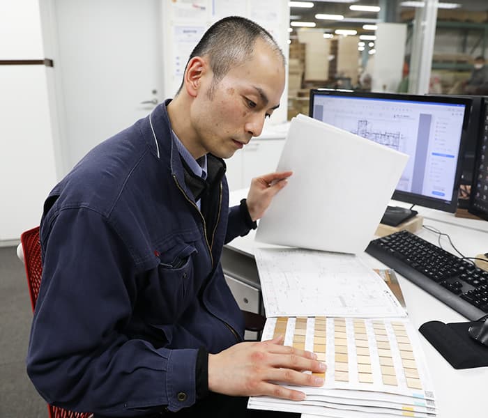 インタビュー風景