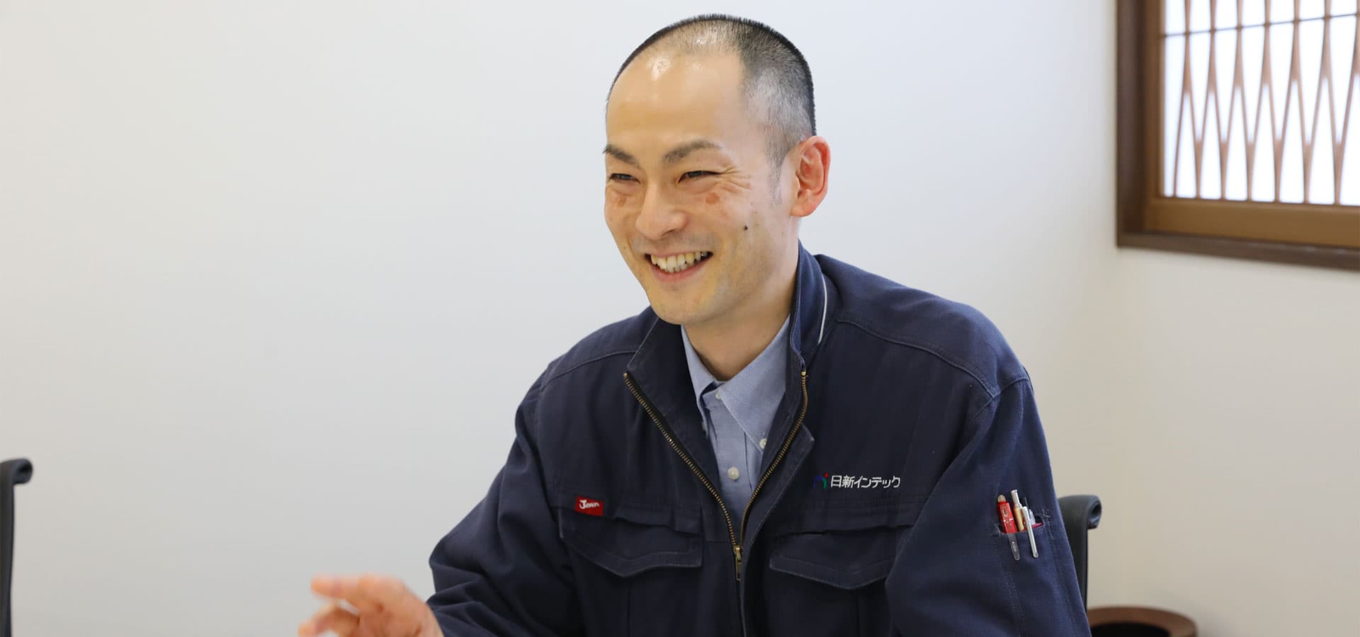 インタビュー風景