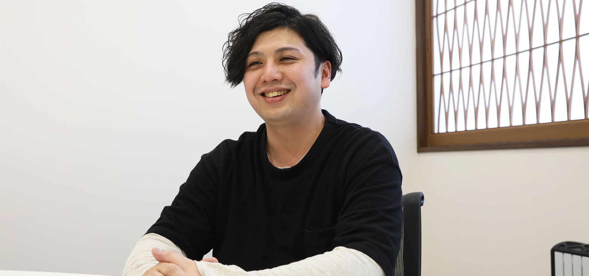 インタビュー風景