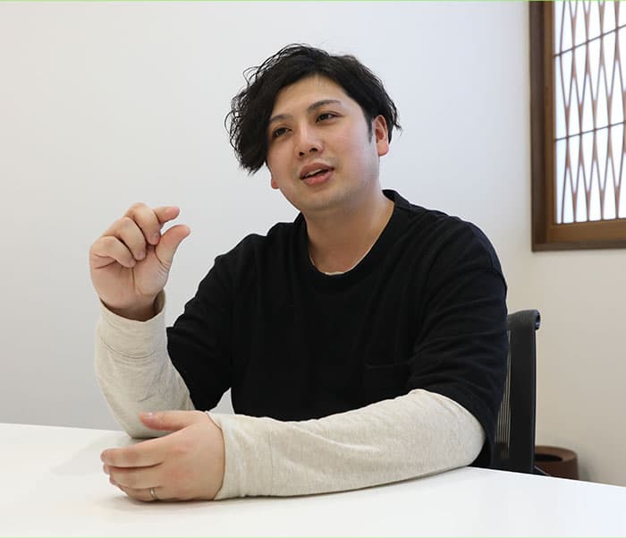 インタビュー風景