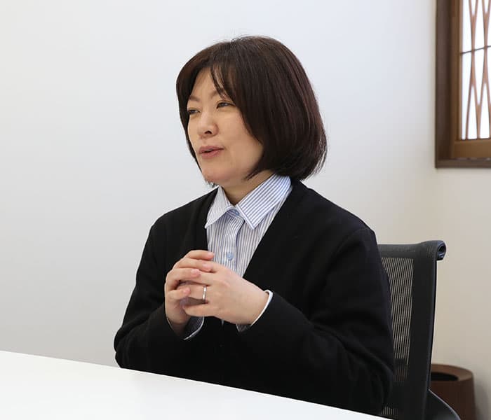 インタビュー風景